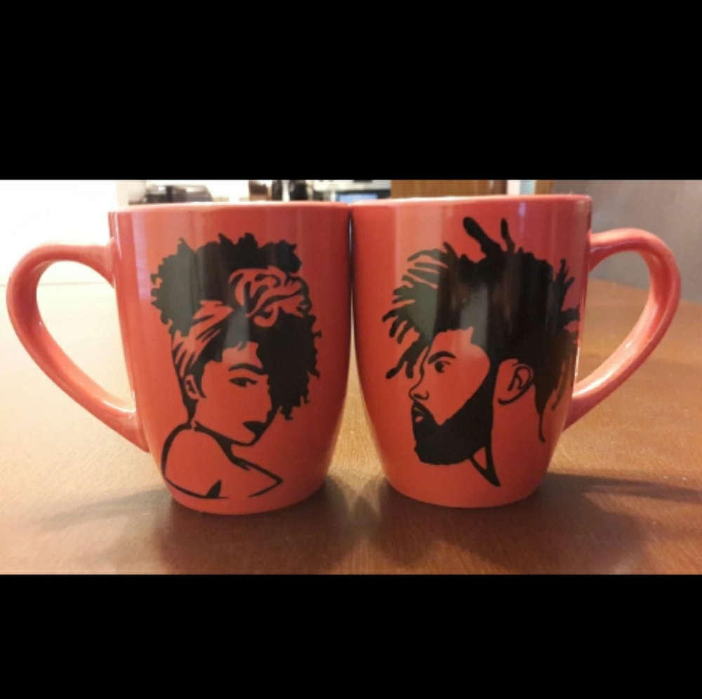 Red and black/black love inspired